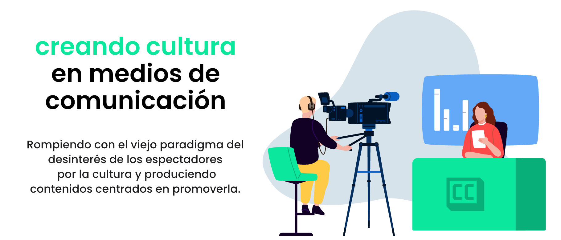 Rompiendo con el viejo paradigma del desinterés de los espectadores por la cultura y produciendo contenidos centrados en promoverla.
