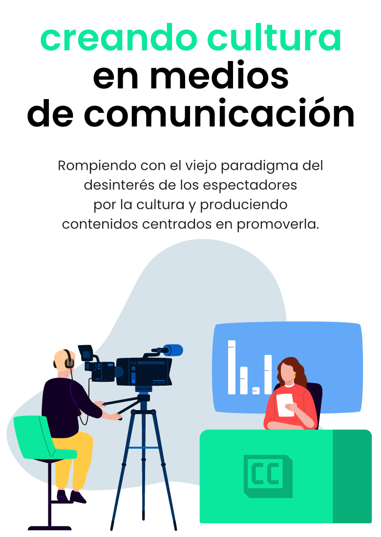 Rompiendo con el viejo paradigma del desinterés de los espectadores por la cultura y produciendo contenidos centrados en promoverla.