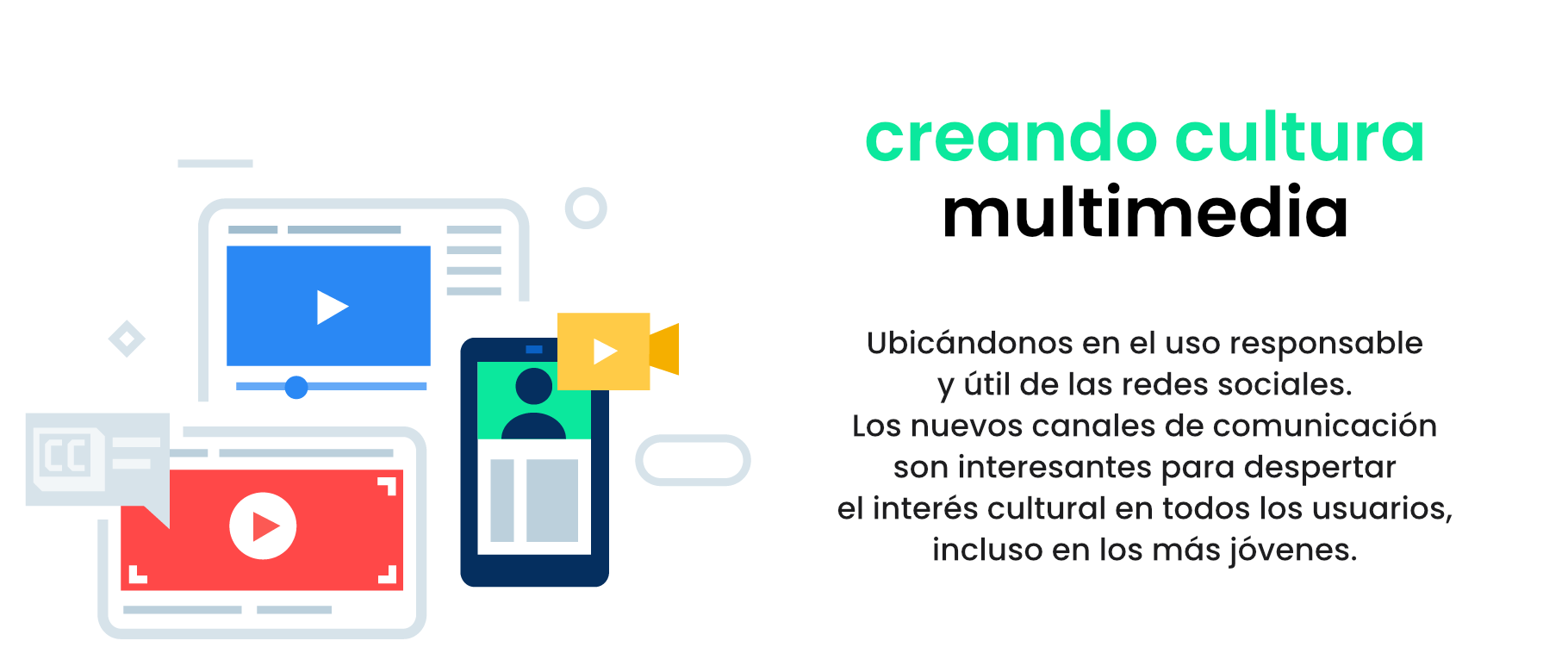 Ubicándonos en el uso responsable y útil de las redes sociales. Los nuevos canales de comunicación son interesantes para despertar el interés cultural en todos los usuarios, incluso en los más jóvenes.